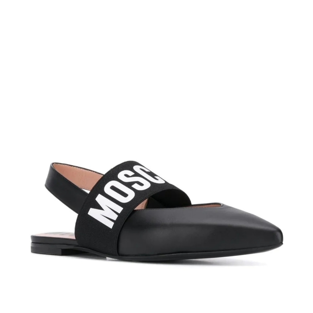 Moschino Leather Flats